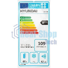 Холодильник Hyundai CO1002 белый однокамерный 65л