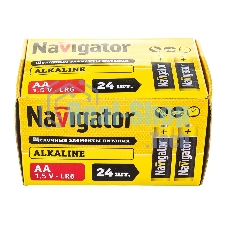 Элемент питания алкалиновый AA/LR6 14 060 NBT-NPE-LR6-BOX24 (уп.24шт) Navigator 14060