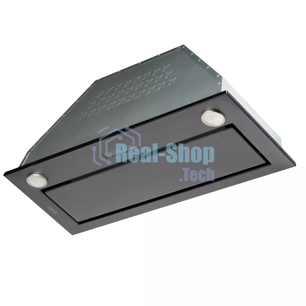 Вытяжка встраиваемая DeLonghi Cosetta 710 NB черная, 70 см, 1200 куб. м/ч, 63 дБ