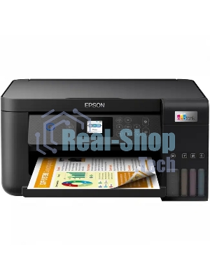 МФУ струйное Epson EcoTank L4260 (C11CJ63415), A4, цветной, печ. до 33 стр/мин. (ч/б) до 15 стр/мин. (цвет), 1440 x 5760 dpi (печать) 1200x2400dpi (скан.), USB, Wi-Fi
