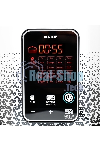 Мультиварка Centek CT-1499 (черный/сталь) 900Вт, 5.0л, 25 программ, мультиповар, антиприг. покрытие
