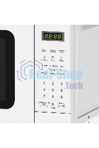 Микроволновая печь BBK 20MWS-767S/W белый, 20 л, 700 Вт, переключатели - сенсорные