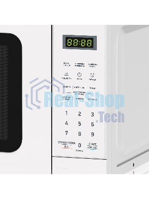 Микроволновая печь BBK 20MWS-767S/W белый, 20 л, 700 Вт, переключатели - сенсор