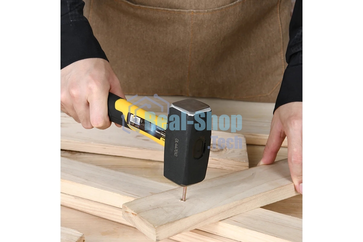 Кувалда Deli DL447010 1000 гр Фибергласовая рукоять