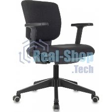 Кресло офисное Бюрократ Dali черный 38-418 крестов. пластик