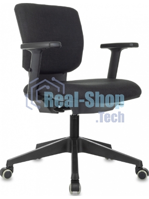 Кресло офисное Бюрократ Dali черный 38-418 крестов. пластик