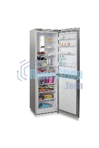 Холодильник Бирюса Б-C980NF серый металлопласт двухкамерный 240/130л морозилка снизу, No Frost