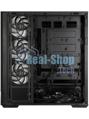 Компьютерный корпус ZALMAN P40 NAMU, ATX, черный, WINDOW, WOODEN ELEMENTS, 2xCombo(2.5” or 3.5”), 1xUSB TYPE-C, 2xUSB 3.0, SIDE 3x120мм ARGb, REAR 1x120мм ARGb