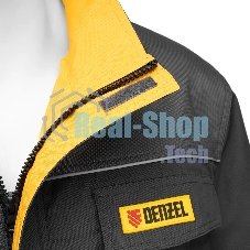 Куртка профессиональная рабочая Denzel 65% полиэстер 35% хлопок, XXXL