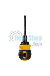 Двухсторонняя отвертка с трещеткой Deli DL626010 PH2+SL6x85мм 6/PH2x85мм. Материал биты: Cr-V. Общая длина: 95-140 мм. Диаметр хвостовика: 6,3 мм.