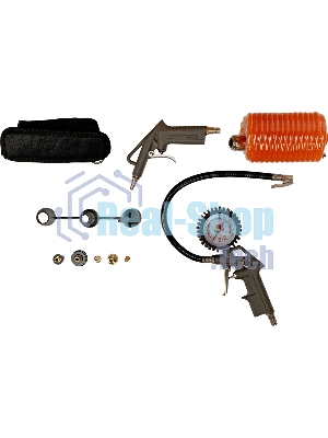 Компрессор воздушный Denzel DL1300, 10 бар, 1,3 кВт, 180 л/мин, 5 л, с набором аксессуаров