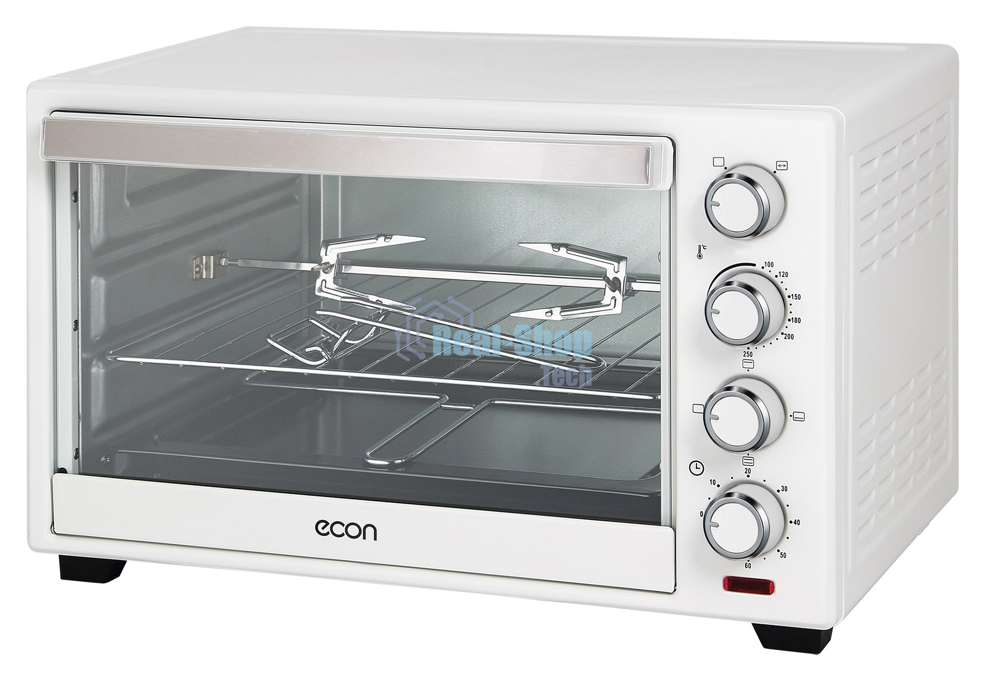 Мини-печь ECON ECO-G3801MO 38 л, 1800 Вт, белый