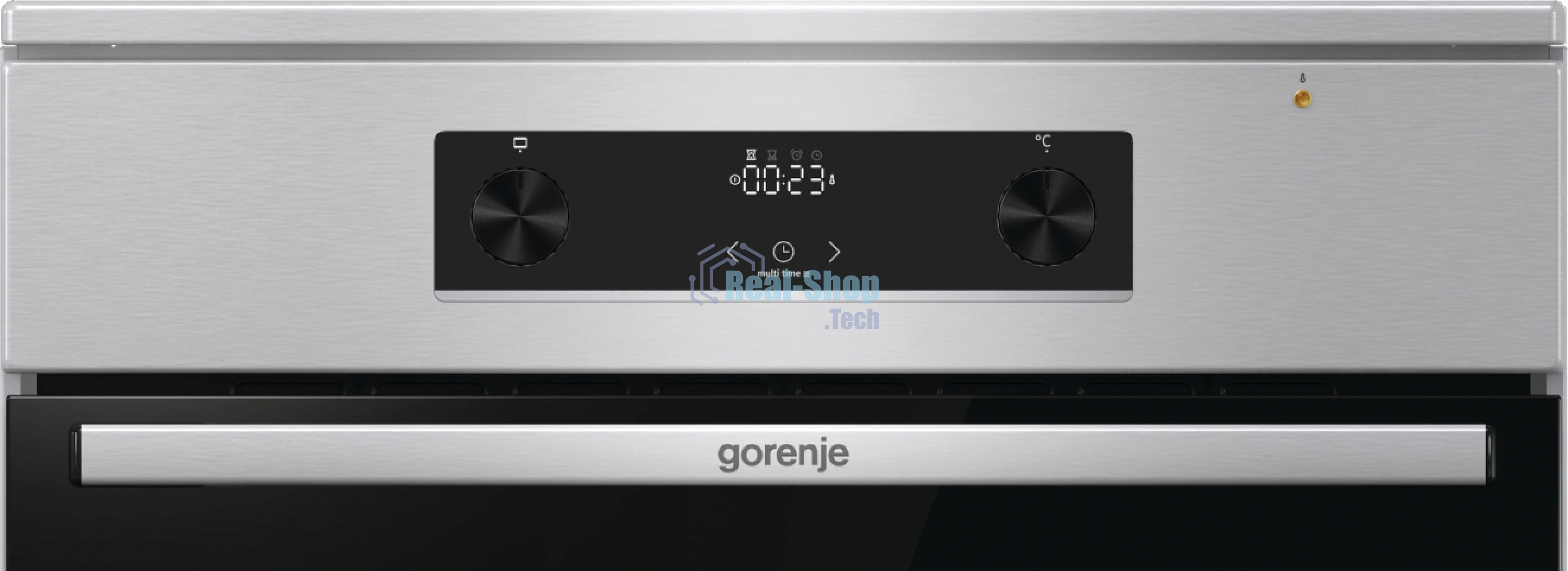 Плита электрическая Gorenje GEIT6C60XPG нержавеющая сталь, конфорок 4 шт, духовка 71 л, 60 см x 85 см x 60 см