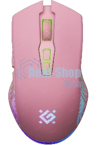 Мышь беспроводная Defender Pandora GM-502 розовый, 3200 dpi, радиоканал, USB, кнопки - 7