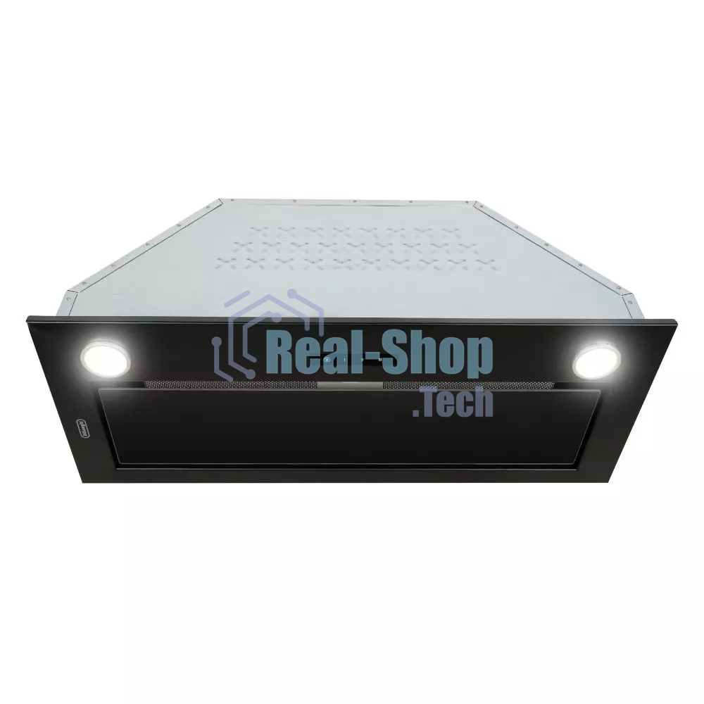 Вытяжка встраиваемая DeLonghi Cosetta 710 NB черная, 70 см, 1200 куб. м/ч, 63 дБ