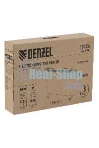 Конвектор Denzel XCE-1000 белый, 1000 Вт, 15 м2, термостат