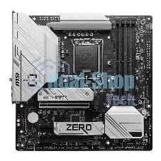 Материнская плата MSI B760M PROJECT ZERO,(Обратное подключение разъемов) LGA 1700, Intel B760, 4xDDR5, 4xSATA, 2xM.2, 1xPCIe 5.0 x16, 1xPCIe 4.0 x4, 1xPCIe x1, 1xHDMI, 1xDP, 3xUSB 3.2 Gen 2, 4xUSB 2.0, 1xUSB 3.2 Gen 2x2, 1x 2.5Gb LAN, 5x3.5 мм, 7.1, mATX