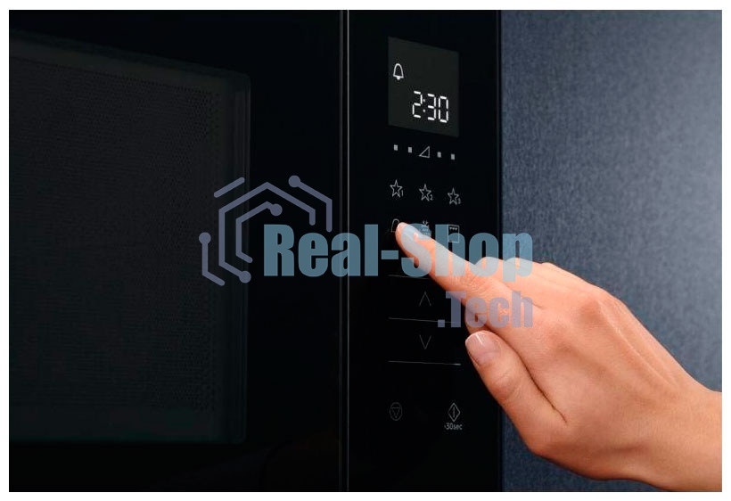 Микроволновая печь встраиваемая Electrolux LMS2203EMK черный, 20 л, 700 Вт, переключатели - поворотный механизм/кнопки