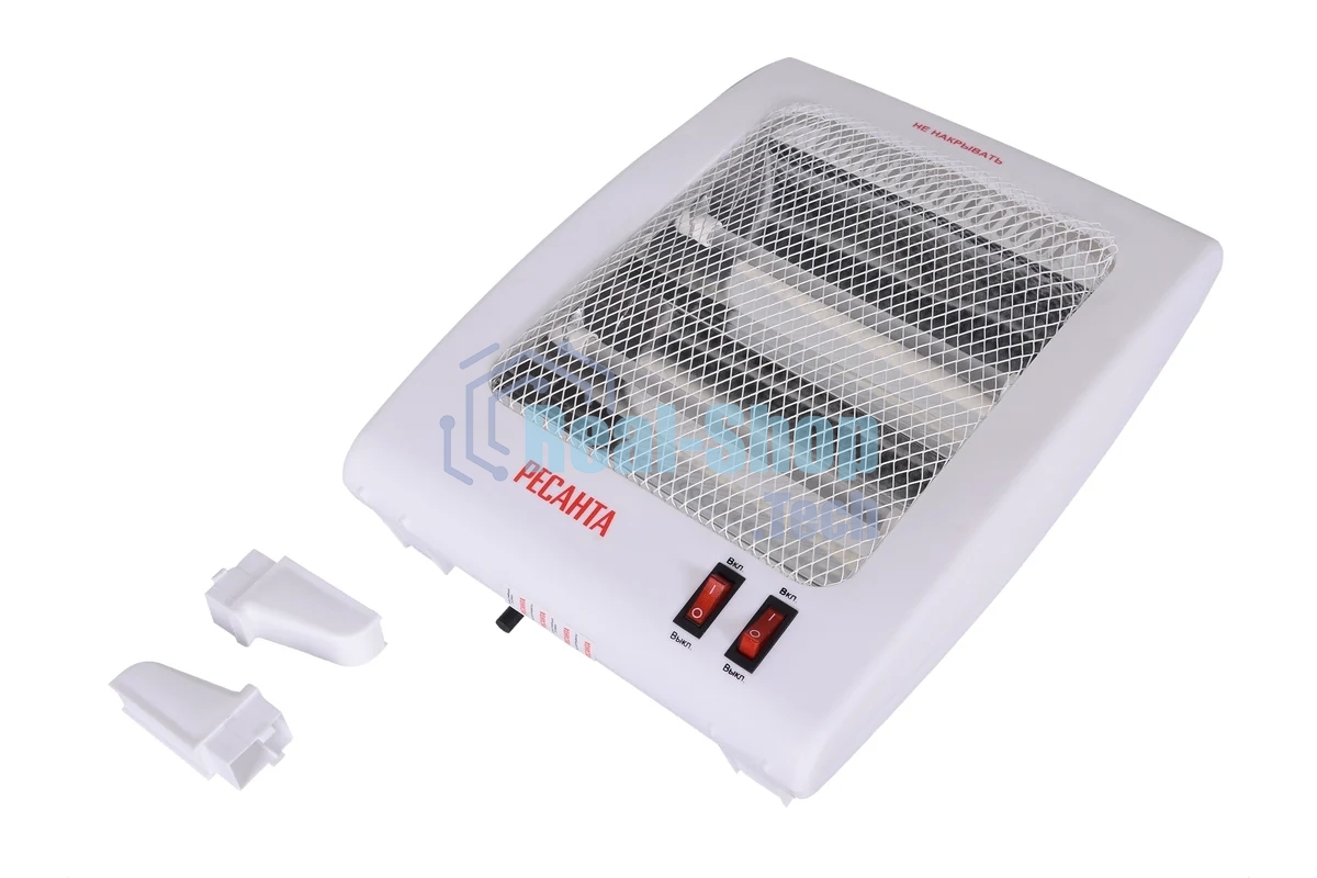 Обогреватель инфракрасный Ресанта ИКО-800Л, белый, кварцевый, 800 Вт, 8 м2 (67/5/9)