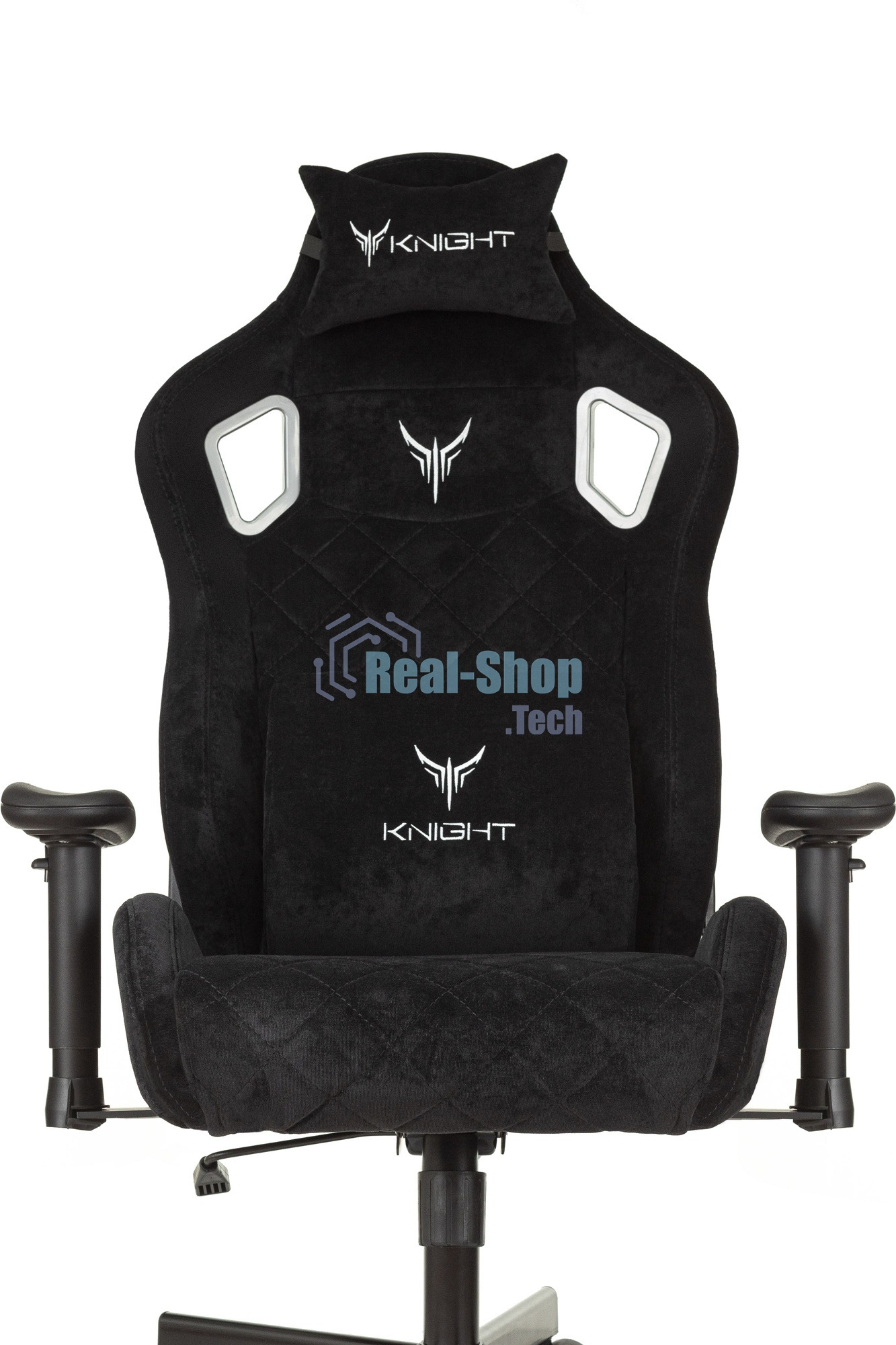 Кресло игровое Бюрократ Knight Outrider Light-20 черный с подголов. крестовина металл