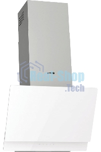 Вытяжка наклонная Gorenje WHI649EXGW белый, 60 см, 608 куб. м/ч, 63 дБ