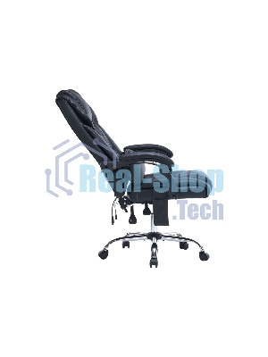 Кресло Cactus CS-CHR-OC02M-BK черный, экокожа