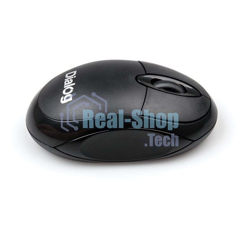 Мышь беспроводная Dialog Comfort MROC-10U черный, 1200 dpi, радиоканал, USB, кнопки - 3