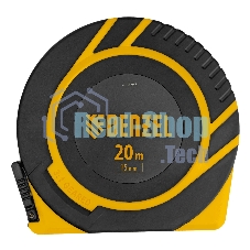 Рулетка геодезическая Denzel 20 м х 15 мм, закрытый корпус, фиберглассовая лента
