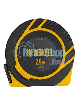 Рулетка геодезическая Denzel 20 м х 15 мм, закрытый корпус, фиберглассовая лента