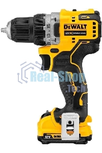 Дрель-шуруповерт DeWalt DCD701D2, Аккумуляторная, 12В, 2 АКБ, Кейс
