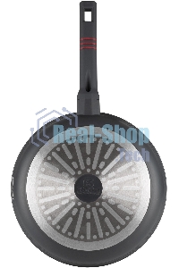 Сковорода Rondell Stripes RDA-1614 круглая 28 см покрытие: Xylan Plus ручка несъемная (без крышки) серый