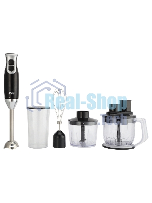Блендер погружной JVC JK-HB5135 1500 Вт, черный/серебристый