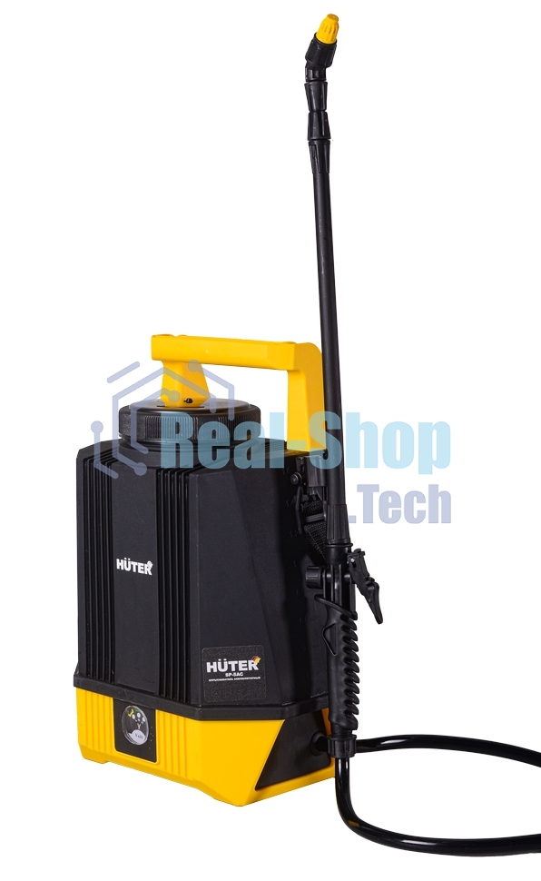 Опрыскиватель Huter SP SP-5AC аккум. наплеч. 5л желтый/черный (70/13/54)