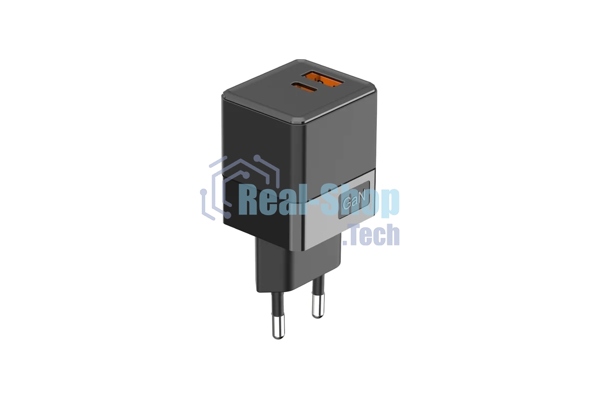 Сетевое зарядное устройство Rexant с двумя портами USB-A и USB-C, 35Вт