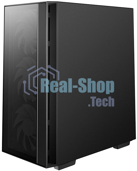 Компьютерный корпус Deepcool MATREXX 55 V4 без БП, боковое окно (закаленное стекло), 3xARGb LED 140мм вентилятора спереди, 1xARGb LED 120мм вентилятор сзади, черный, ATX