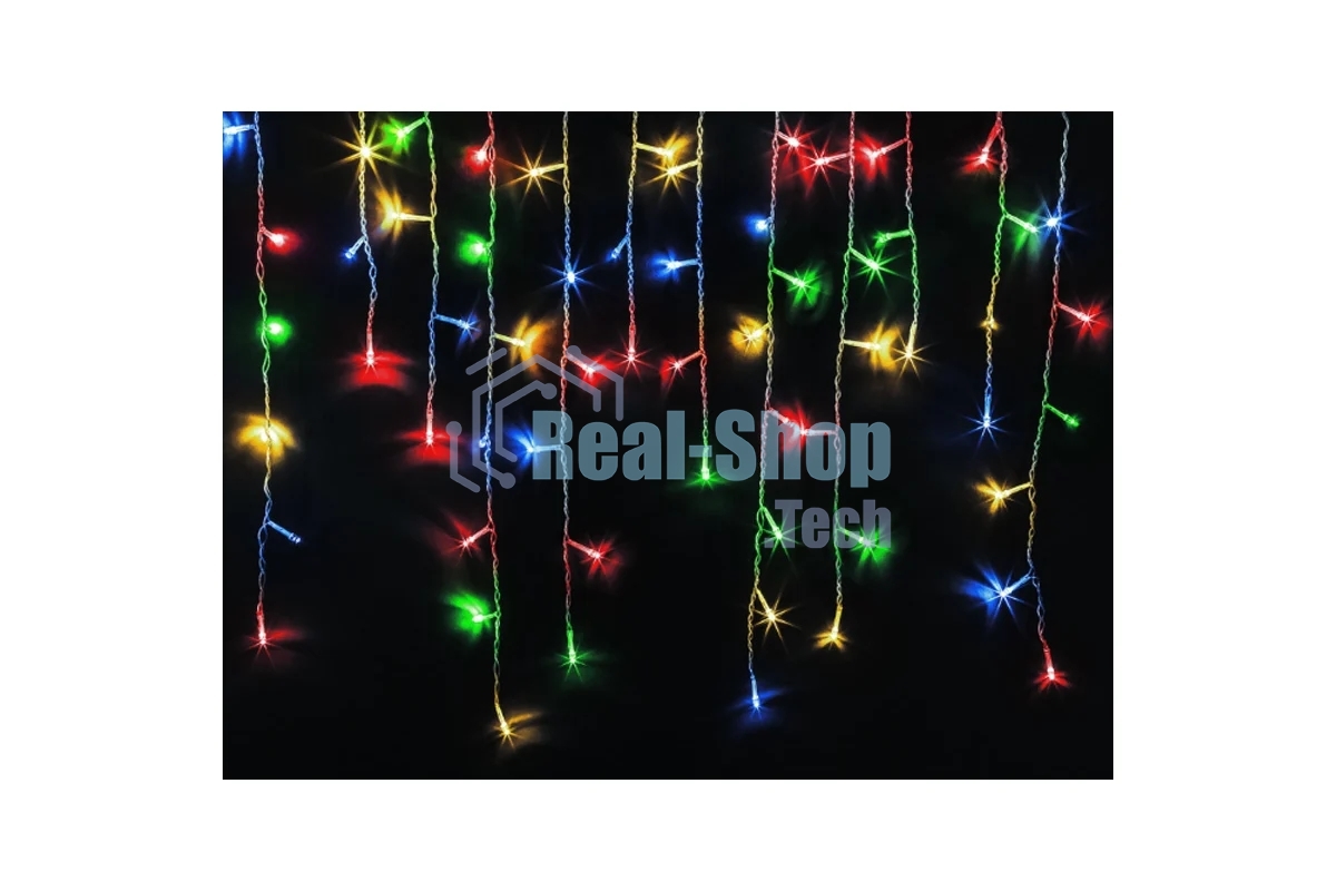 Гирлянда Navigator NGF-D021-01 (бахрома RGbY 100 3.5м IP44 TR)