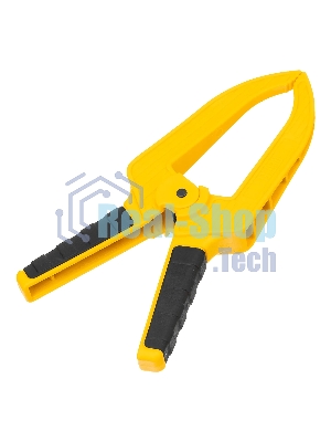 Струбцина Denzel клещеобразная, удлиненная 75 х 110 мм двухкомпонентные рукоятки