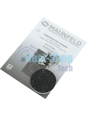 Индукционная варочная панель Maunfeld AVI292BK, конфорок: 2 шт., стеклокерамика, независимая, черный