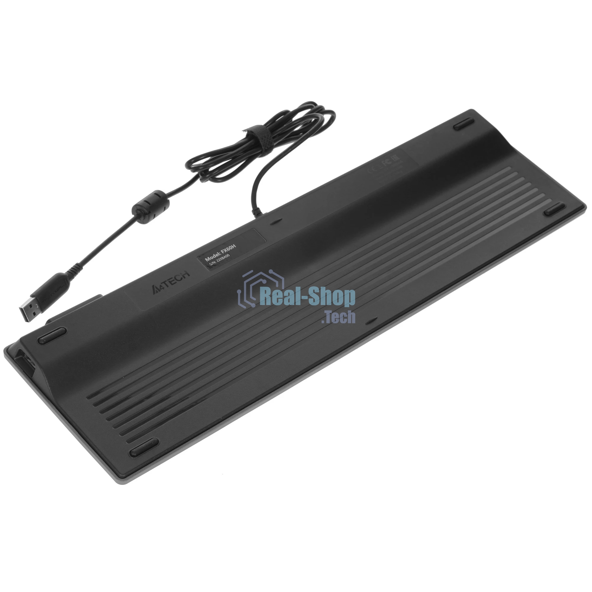 Клавиатура A4Tech Fstyler FX60H проводная, USB Type-A, серый