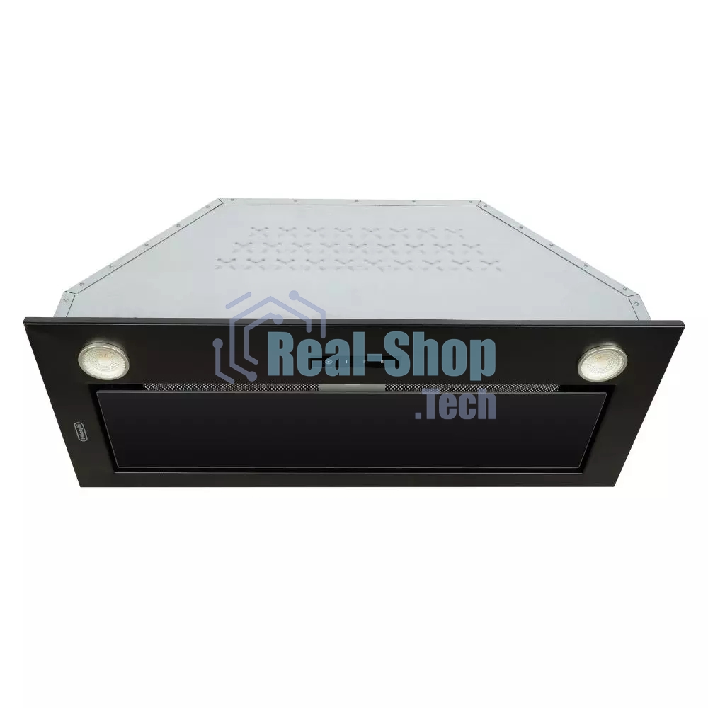 Вытяжка встраиваемая DeLonghi Cosetta 710 NB черная, 70 см, 1200 куб. м/ч, 63 дБ