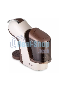 Кофеварка капсульная Kitfort КТ-7448 коричневый/бежевый, исп. кофе - капсулы/молотый, 1 л, 1400 Вт, 19 Бар.