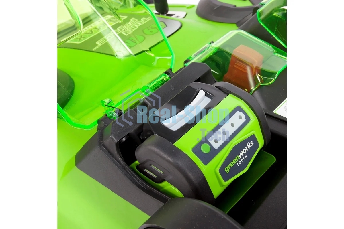 Газонокосилка аккумуляторная GreenWorks G40LM49DB, TwinForce, 40V, 49 см, без АКБ и ЗУ (2500207)