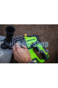 Перфоратор аккумуляторный бесщеточный GreenWorks GD24SDS2 2 ДЖ, 24V, c 1хАКБ 4 Ач и ЗУ в сумке (3803007UB)