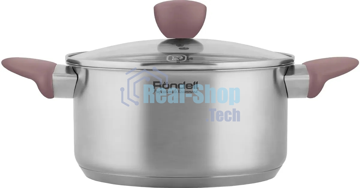 Кастрюля Rondell Bueno RDS-1588 (ST) сталь 1588 Кастрюля с/кр 24 см 4,8 л Bueno Rondell