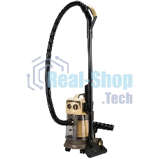 Пылесос Kitfort КТ-5192 золотистый/черный, 1000 Вт, уборка сухая/сбор жидкости, пылесборник контейнер/аквафильтр, 15 л