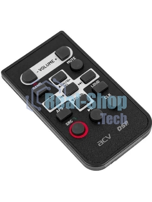 Автомагнитола ACV ADX-211BM, 2 DIN, Bluetooth, USB Type-A, AUX, пульт ДУ