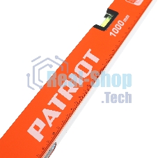 Уровень PATRIOT LRP-1000, магнитный, алюминиевый фрезерованный, усиленный, 1000мм