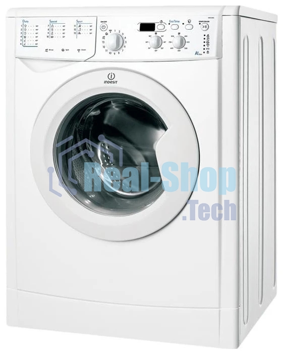 Стиральная машина Indesit IWSD 6105 B (CIS).L белая, загрузка фронтальная 6кг, 1000 об/мин., класс: A