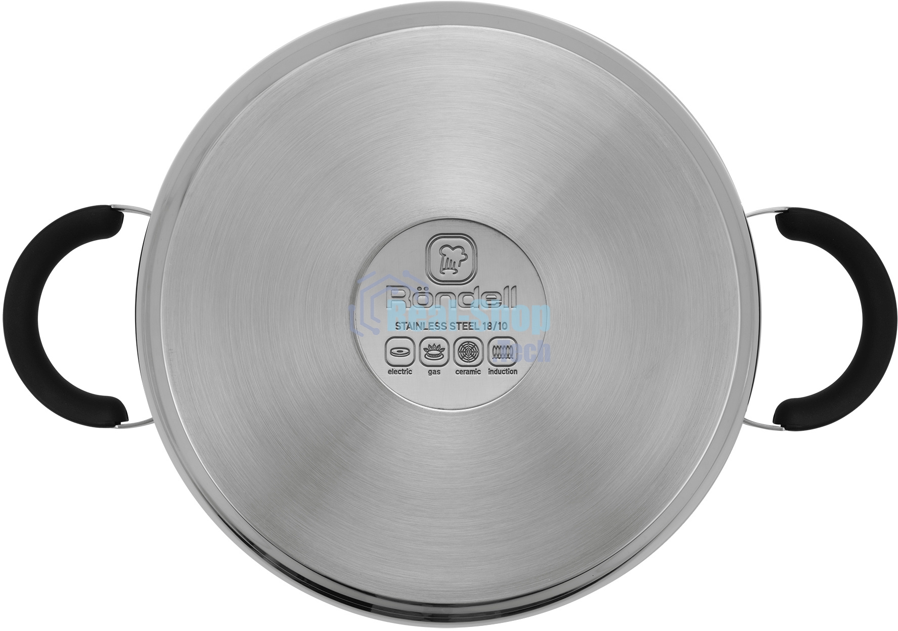Кастрюля Rondell Brando RDS-1805 5.1 л. d=24 см (с крышкой) сталь