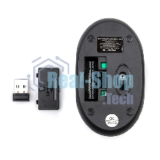 Мышь беспроводная Dialog Comfort MROC-10U черный, 1200 dpi, радиоканал, USB, кнопки - 3